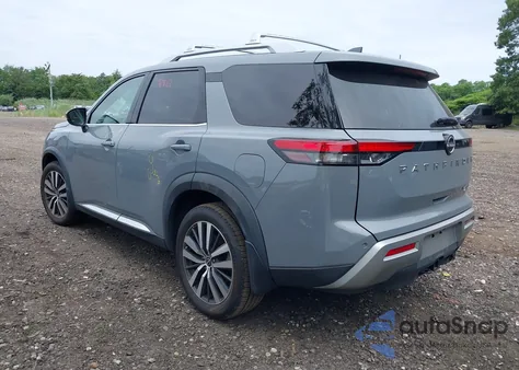 2022 Nissan Pathfinder Platinum 4Wd из США, поврежденный, VIN 5N1DR3DJ2NC255150